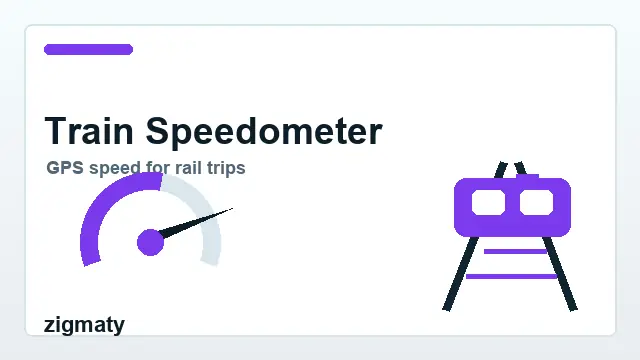 train speedometer on phone